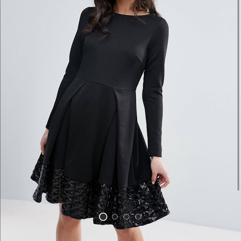 ASOS black dress